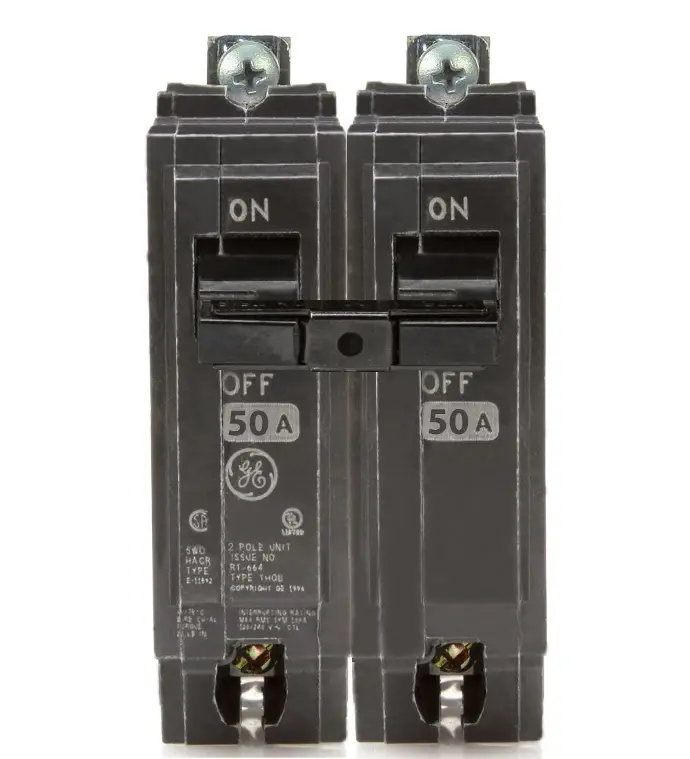 [GE999205002] 2 X 50 Amp 2" GE Breaker
