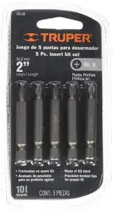 [7501206647929] 2" #2 Philip Power Bit Truper - PK 5PC