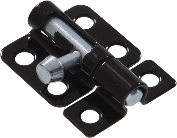 [7506240610076] 2" BLACK BARREL BOLT HX TR