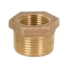 [032888130654] 2" X 1 1/4"  BRASS HEX BUSHING - 455-086NL