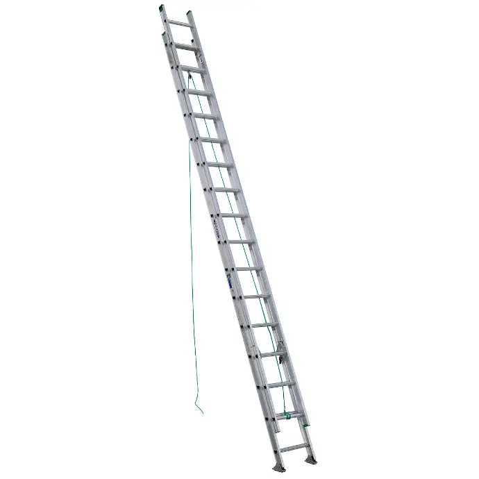 [7501206682800] 20ft Aluminum Extension Ladder - Cap 225lbs  - Werner - D12202