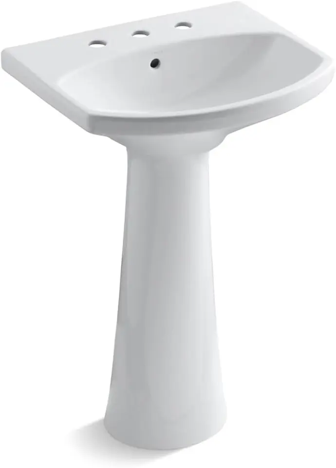[D178A ] 22" X 18" X 33.5" PEDESTAL BASIN - D178A