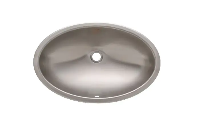 [AS208] 23" X 15" X 6" OVAL LAVATORY STAINLESS STEEL SINK - AS 208