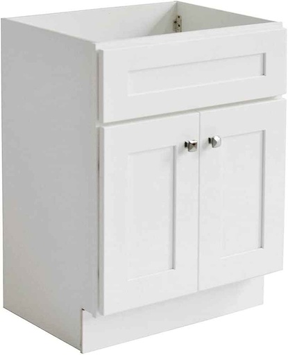 [32888322012] 24X18 WHITE HRTLND COMO VANITY