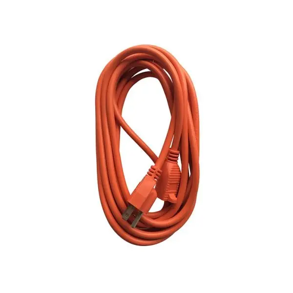 [638110033344] 25' OUTDOOR EXT- CORD ORANGE 16/3 -  BROWN USA - 67361