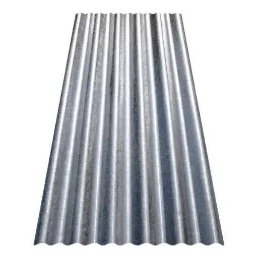 [AZ16510] 28g (.39mm) Corrugated Roofing - 10 ft , Galvalume AZ165