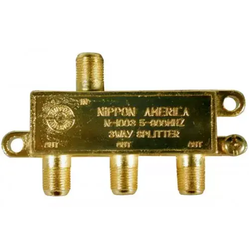 [800001010358] 3 - Way TV Cable Splitter - N-1003