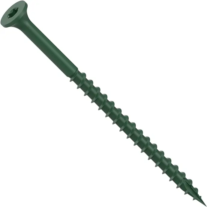 [0341179] 3" PRIMEGUARD DECK SCREW - LB (21.45 LB BOX) CAMO GREEN DECK T25 - 0341179