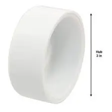 [447030] 3" PVC CAP 