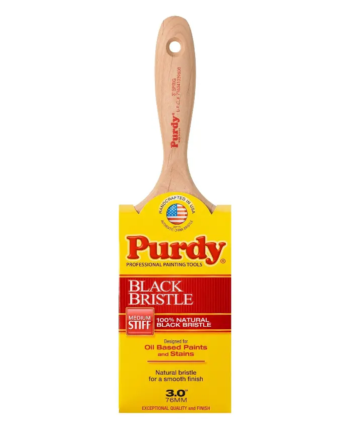 [716341039608] 3" SPRIG BLACK BRISTLE VARNISH & PAINT BRUSH - 144380030