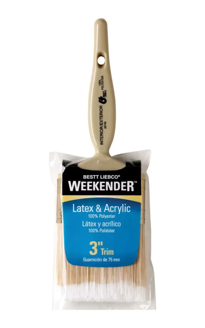 [079819257455] 3" WEEKENDER TRIM/WALL PAINT BRUSH - 502574500