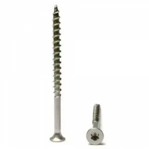 [042928162200] 3" X #10 316 DECK SCREW 12/100 - CAMO BUGLE SS #25 STAR - 0348170S