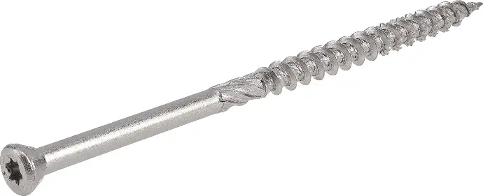 [042928162347] 3-1/2" X #8 SS TRIM SCREW  12/100CT - CAMO #17PT 316 SS #15 STAR - 0350190S