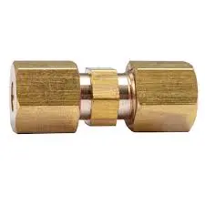 [091712026716] 3/16" OD BRASS COMPRESSION UNION - 65333LF