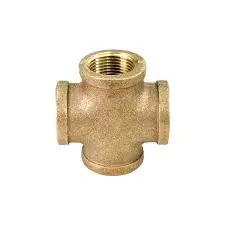 [032888159815] 3/4" BRASS CROSS TEE - 453-104NL