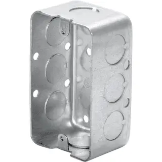 [835243013933] 3/4" KO 1 7/8 Deep Metal Handy Box - DHB-1-75