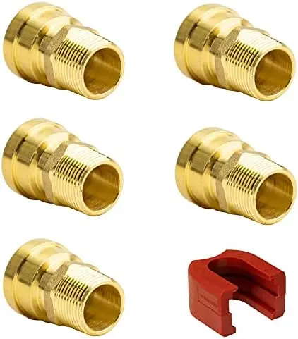 [845526001809] 3/4" PF X 3/4" MNPT STRAIGHT ADAPTER QUICK FITTING - LF822MR