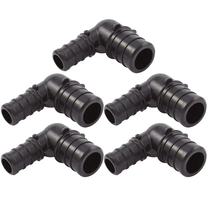 [091712383796] 3/4" X 1/2" PEX POLYMER 90 DEG ELBOW - 66087