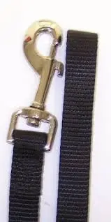 [024764341537] 3/4" X 4' 1PLY NYLON LEAD NBT BLACK - 3404-BK
