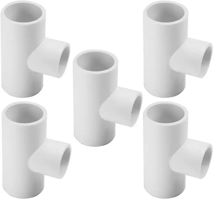 [402095] 3/4"X1/2"X3/4" PVC RED TEE SCH40