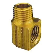 [032888159709] 3/8" BRASS 90 DEGREE STREET ELBOW - 452-002NL