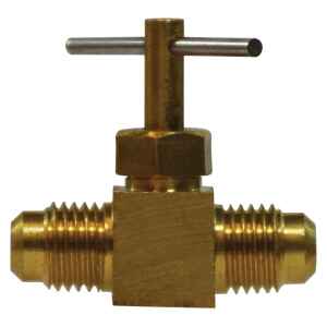 [324274 ] 3/8" M.FL X 3/8" M.FL NEEDLE VALVE - 324274