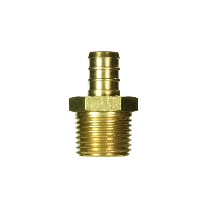 [46302] 3/8" PEX MALE X 1/2" BRASS MALE ADAPTER - 46302