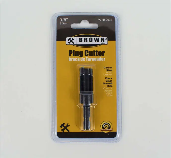 [638110019171] 3/8" PLUG CUTTER - BROWN USA - WHS0038