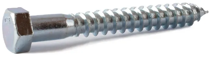 [8230000852] 3/8" X 4" ZINC PLATED HEX LAG SCREW - EACH