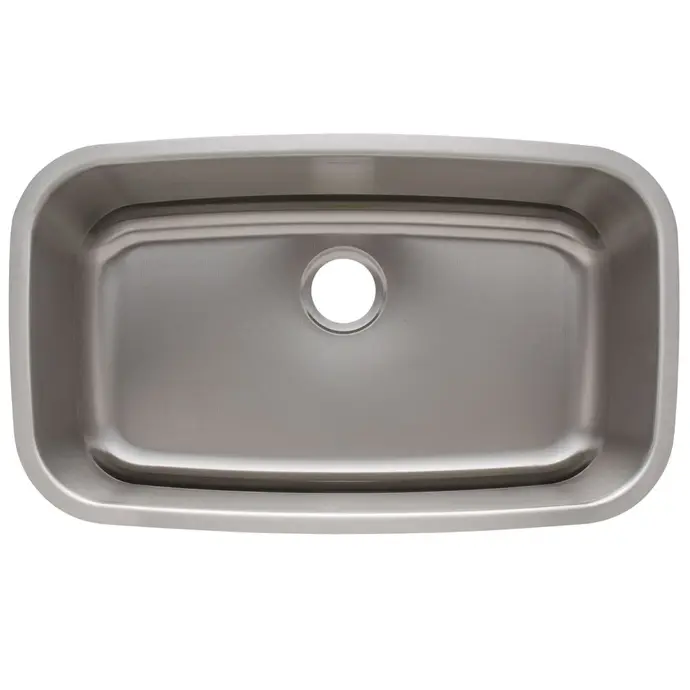 [AS6149984] 31.5" X 18" X 9", STAINLESS STEEL SINGLE BOWL SINK, BUILDER LINE - AS 1129