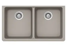[AS6170001] 33" X 18.5" X 9.84" GRANITE COMPOSITE KITCHEN SINK - CEMENT - AS 6...