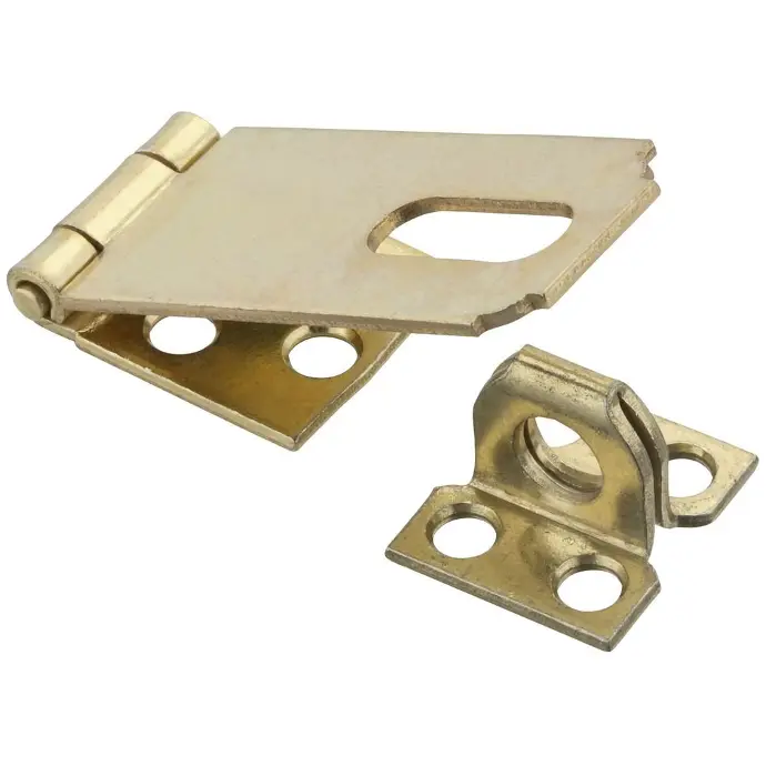[7501206680186] 4 1/2" BRASS SAFETY HASP TRUPER