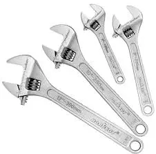 [099575558252 ] 4 PC ADJUSTABLE WRENCH SET