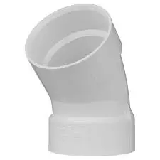 [321040] 4" 45 PVC DWV ELBOW