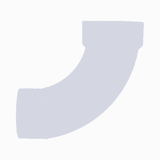 [802747] 4" 90 DEGREE PVC LONG SWEEP ELBOW