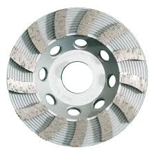 [50204] 4" DOUBLE HEIGHT CUP WHEEL WAVE TURBO 5/8-11 THREAD WEHA - 50204