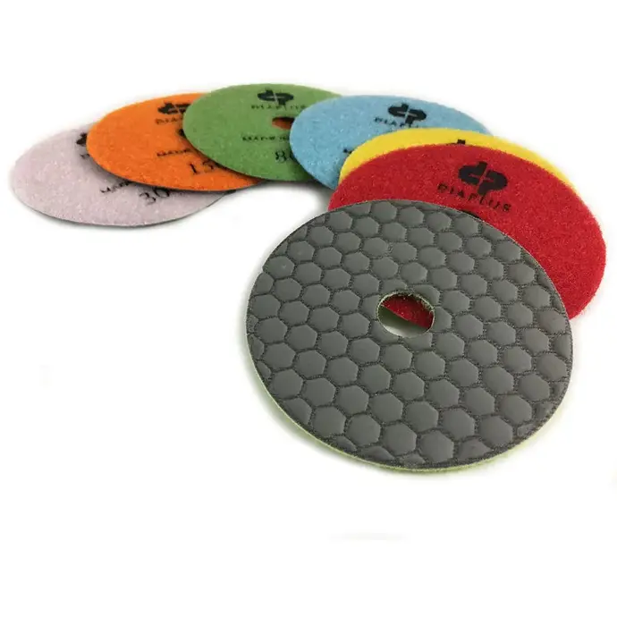 [11531] DIA PLUS DRY DIAMOND POLISHING PAD 4" x 100 GRIT - DPD40100
