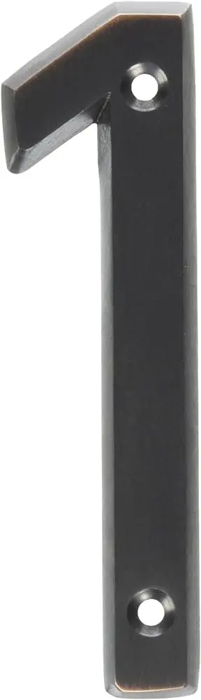 [029069309411] 4" OLD WORLD BRONZE HOUSE NUMBRE 1 HY-KO - BR-42OWB/1