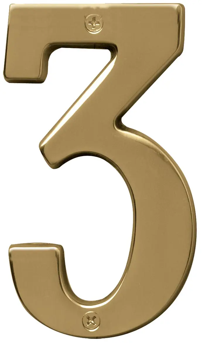 [029069309039] 4" POLISHED BRASS #3 HY-KO - BR-42PB/3