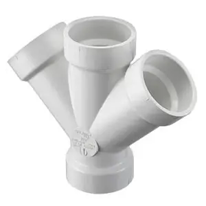 [P611040] 4" PVC DWV DOUBLE WYE - P611-040