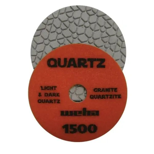 [1641500] 4" QUARTZ POLISH PAD GRIT 1500 WEHA - 1641500