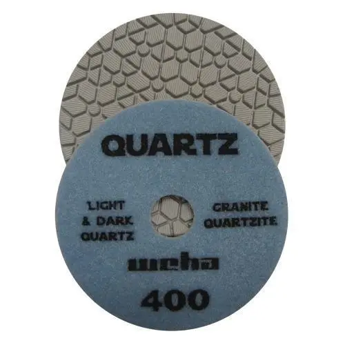 [164400] 4" QUARTZ POLISH PAD GRIT 400 WEHA - 164400