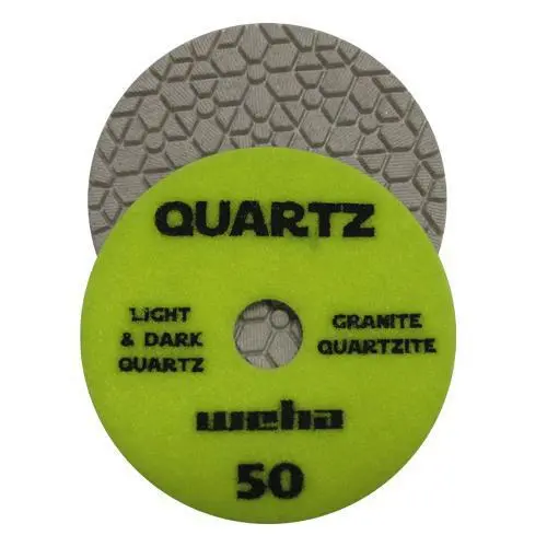[16450] 4" QUARTZ POLISH PAD GRIT 50 WEHA - 16450