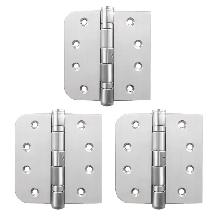 [32025] 4" x 4" x 3.0mm Fixed Pin Ball Bearing Hinges SS 304