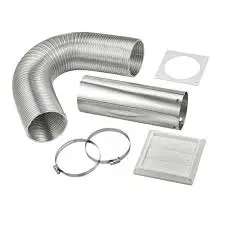 [060672310425] 4' x 8' FLEXIBLE LOUVERED DRYER VENT KIT ALUMINUM