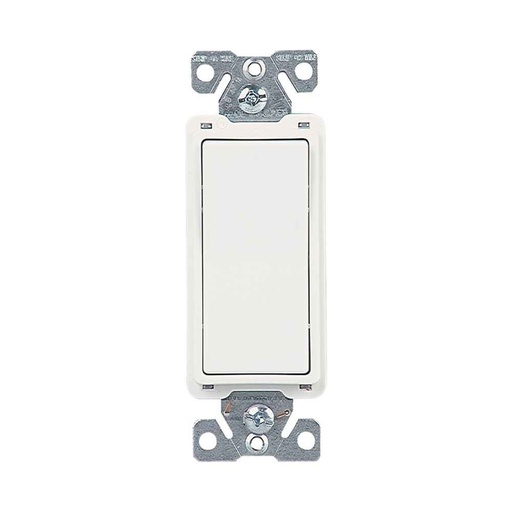 [078477882672] 4-way white decor switch 15A/120V #7504-W