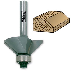 [738226108704] 45 CHAMFER ROUTER BIT IVY - 10870