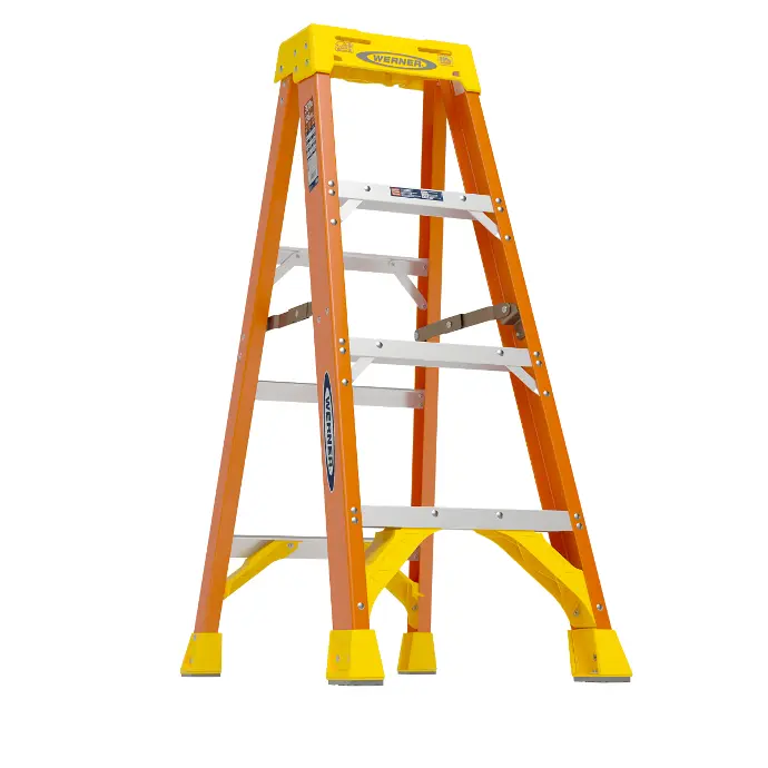 [05175125399] 4ft Fiber Glass Step Ladder - Cap 225lbs  - Werner