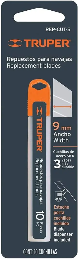 [7501206691908] 5 PC TRUPER KNIFE BLADE SET