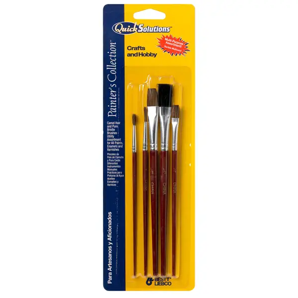 [078435904576] 5 PC UTILITY ARTIST SET BRUSH - 991910000